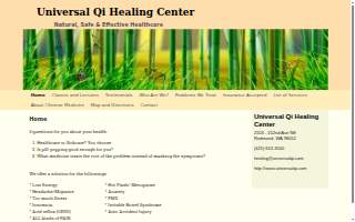 Universal Qi Healing Center website