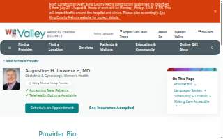 Augustine Lawrence, M.D. website