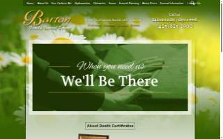 Barton Family Funeral Service of Renton website