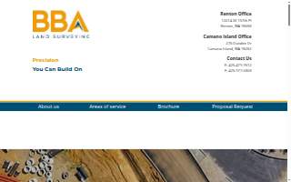 BBA Land Surveying website