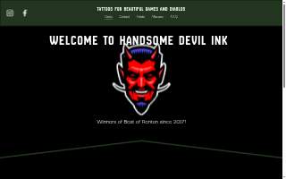 Handsome Devil Ink website