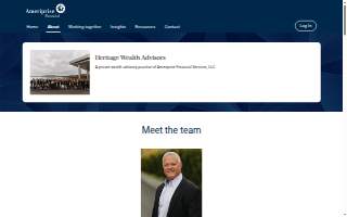 Heritage Wealth Advisors - Ameriprise Financial Services, LLC website