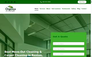 Organica Pro Cleaning LLC website