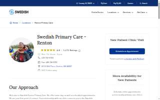 Swedish Primary Care - Renton website