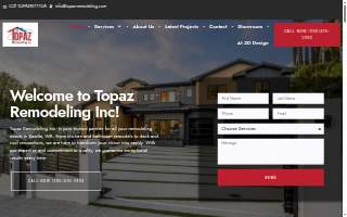 Topaz Remodeling Inc of Renton website