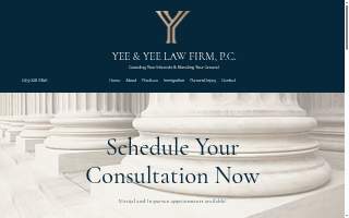 Yee & Yee Law Firm, P.C. website