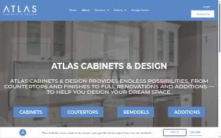 Atlas Cabinets & Remodeling LLC website