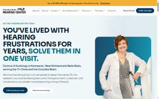 Columbia Basin Hearing Center website