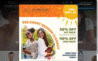 Columbia Point Eye Care of Richland website