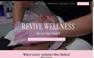 Revive Wellness website