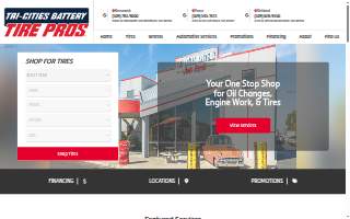 Tri-Cities Battery Tire Pros of Richland website
