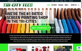 Tri-City Tees & Screen Printing website
