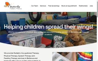 Butterfly Pediatric Therapy website