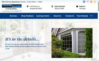 Clear Image Glass website