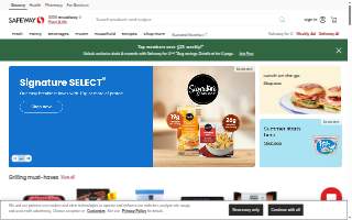 Safeway website