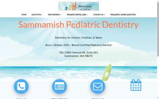 Sammamish Pediatric Dentistry: Ryan Walker, DDS website