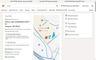 Walgreens Pharmacy website