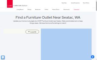 CORT Furniture Outlet of SeaTac website