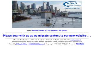 Mono Rooftop Solutions website