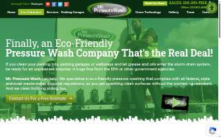 Mr. Pressure Wash website