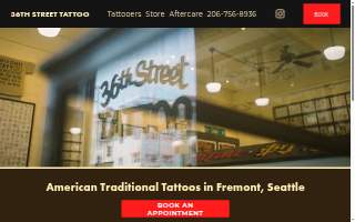 36th Street Tattoo website