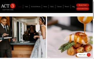 ACT 3 Catering website