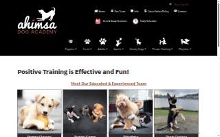 Ahimsa Dog Training - Main Campus website