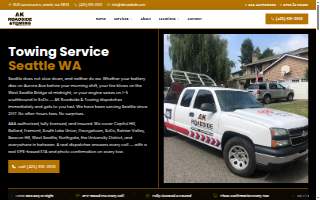AK Roadside & Towing of Seattle website