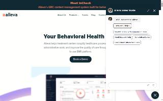 Alleva Home Care website