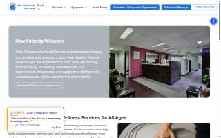 Atlas Chiropractic Health Center website