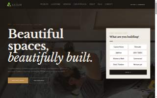 Axiom Design Build website