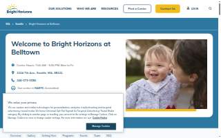 Bright Horizons at Belltown website