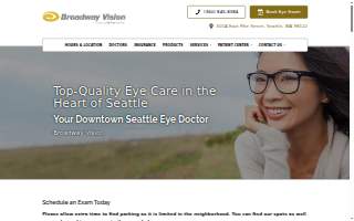 Broadway Vision website