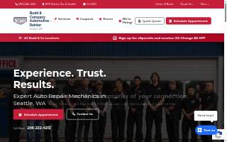 Budd & Company Automotive - Rainier Ave website