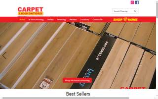 Carpet Liquidators website