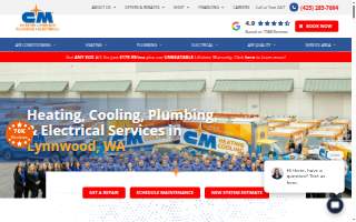 CM Heating of Seattle website