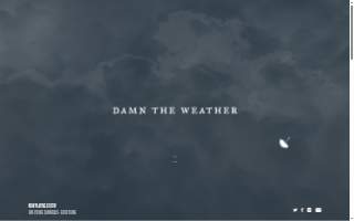 Damn the Weather website