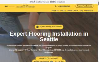 Dot Flooring Construction website