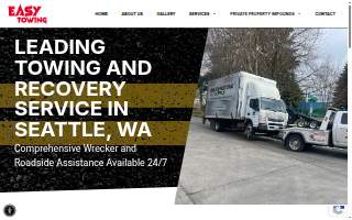 Easy Towing website