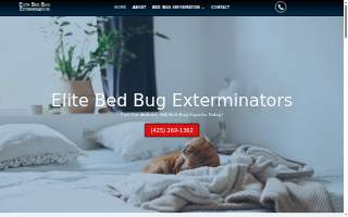 Elite Bed Bug Exterminators Seattle Washington website
