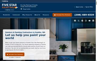 Five Star Painting of Seattle website