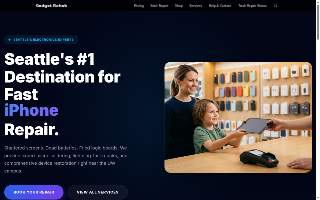 Gadget Rehab website