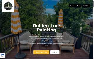 Golden Line Painting website
