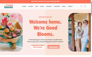 Good Blooms website