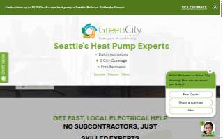 Green City Electrical website