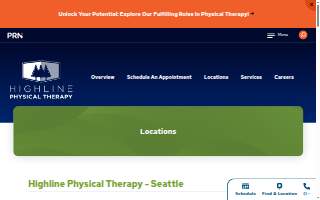 Highline Physical Therapy - Seattle website