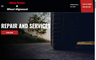 Hiline Frame & Wheel Alignment website