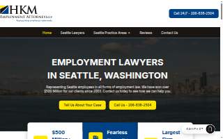 HKM Employment Attorneys LLP of Seattle website
