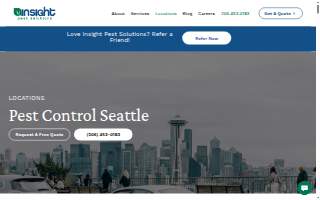 Insight Pest Control - Seattle website