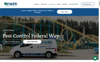 Insight Pest Solutions website